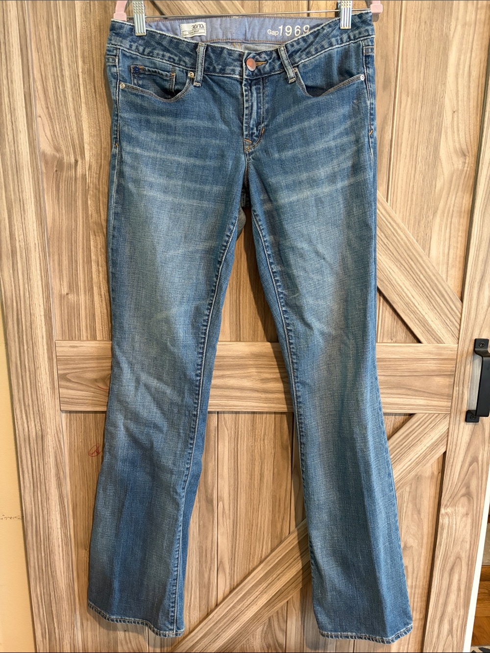 GAP Women's 30/10 Blue Sexy Bootcut Jeans
